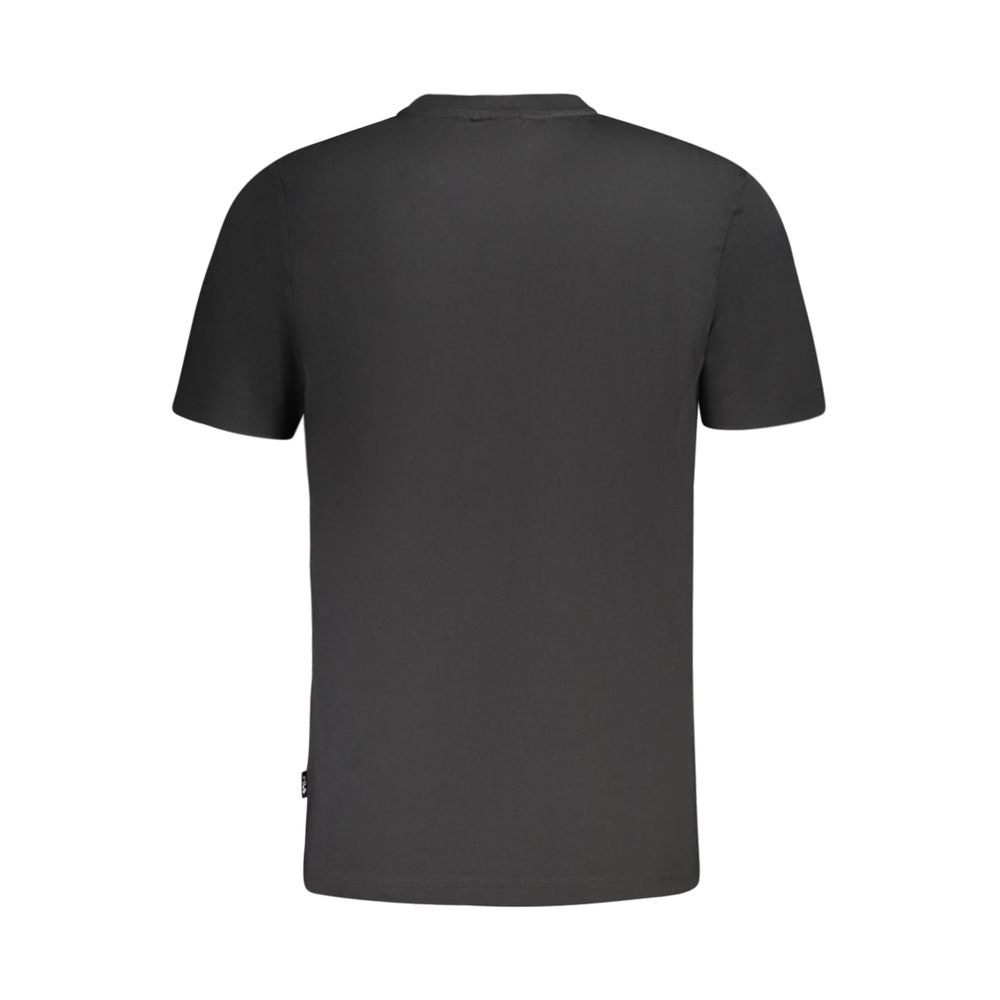 T-shirt homme en coton noir Fila
