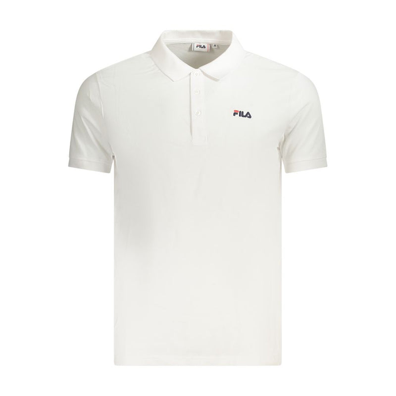 Fila wit katoenen heren poloshirt