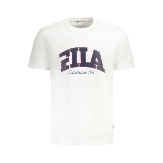 T-shirt homme en coton blanc Fila