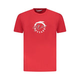 T-shirt homme en coton rouge de Trussardi