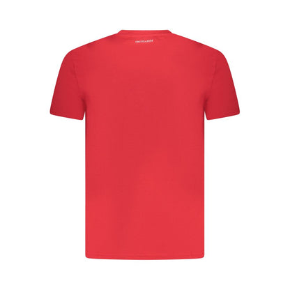 Trussardi T-shirt voor heren in rood katoen