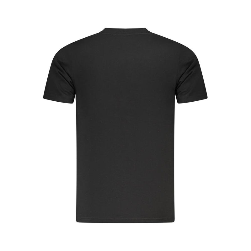 T-shirt homme en coton noir Cavalli Class