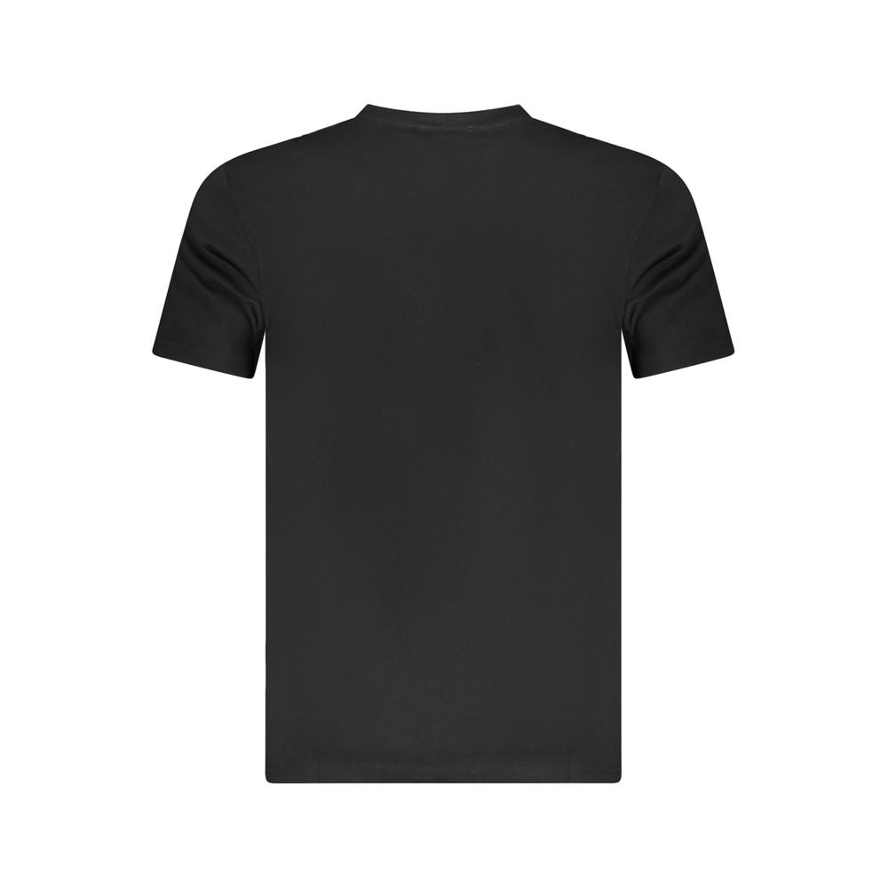 T-shirt homme en coton noir Cavalli Class