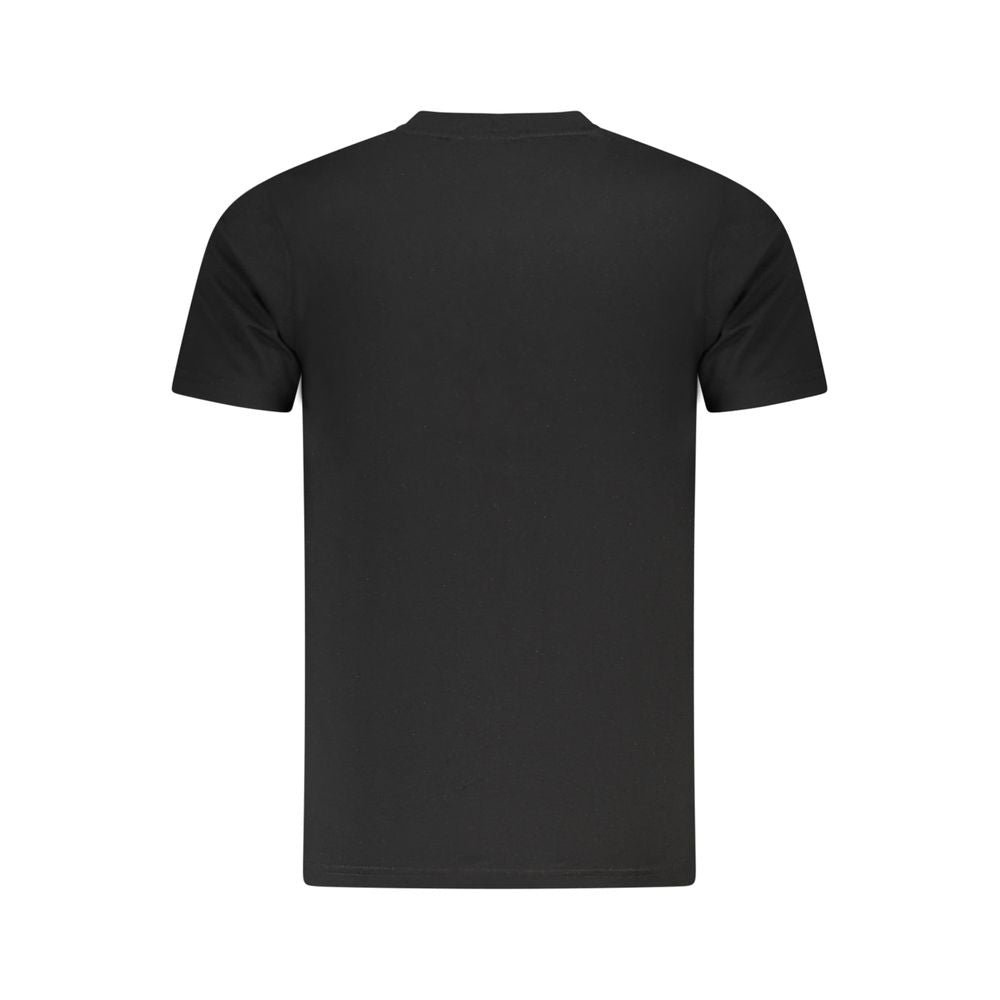 T-shirt homme en coton noir Cavalli Class