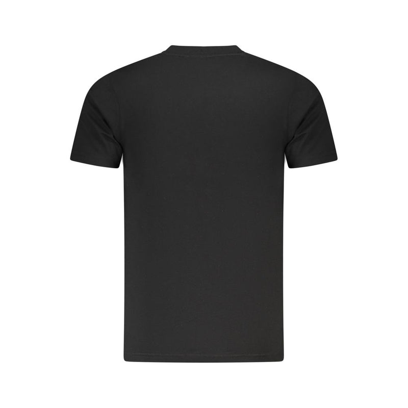 T-shirt homme en coton noir Cavalli Class