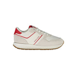 Tommy Hilfiger Red Leather Women Sneaker - Sports Luxe Style