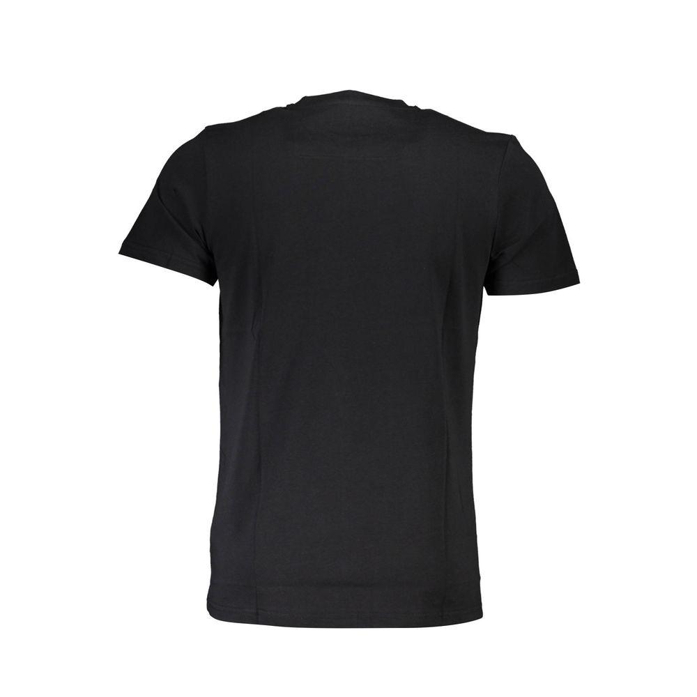 T-shirt homme en coton noir Cavalli Class
