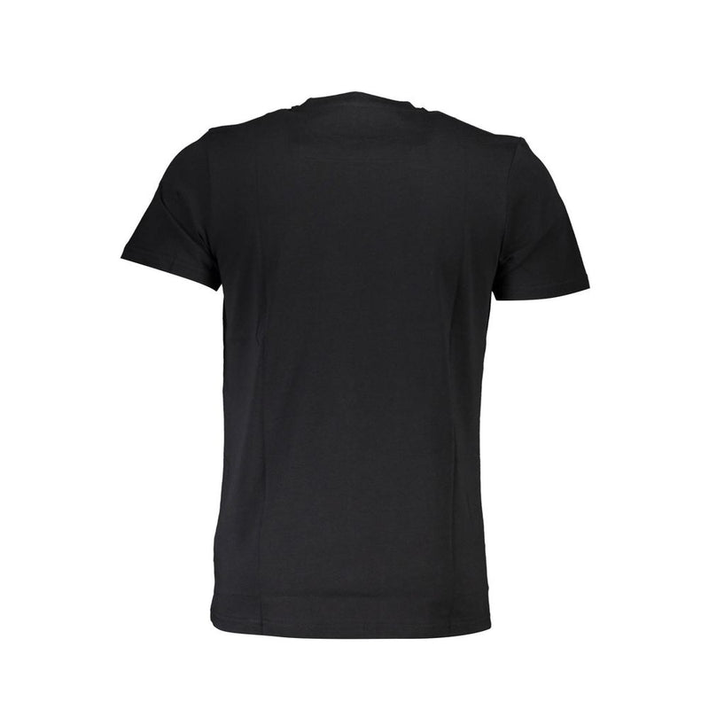 T-shirt homme en coton noir Cavalli Class