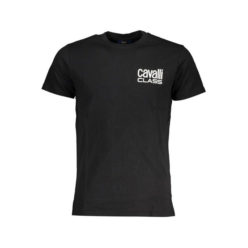 Cavalli Class T-shirt van zwart katoen