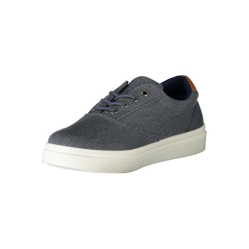 Carrera Blue Polyester Sneaker - All-Day Comfort and Style