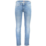 Jean slim bleu en coton pour homme de Tommy Hilfiger