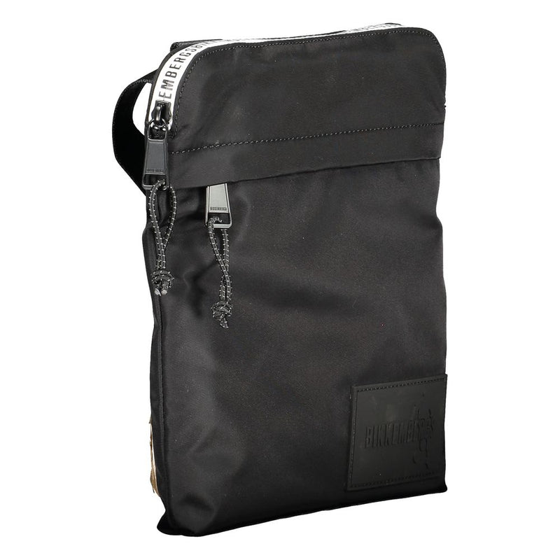 Sac à bandoulière en nylon noir Bikkembergs