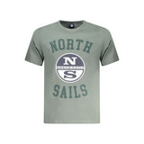 T-shirt homme en coton vert North Sails