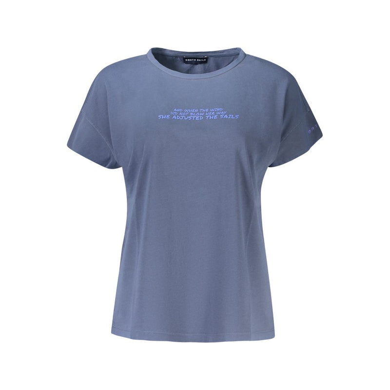 North Sails T-Shirt Femme en Coton Bleu - Style Épuré