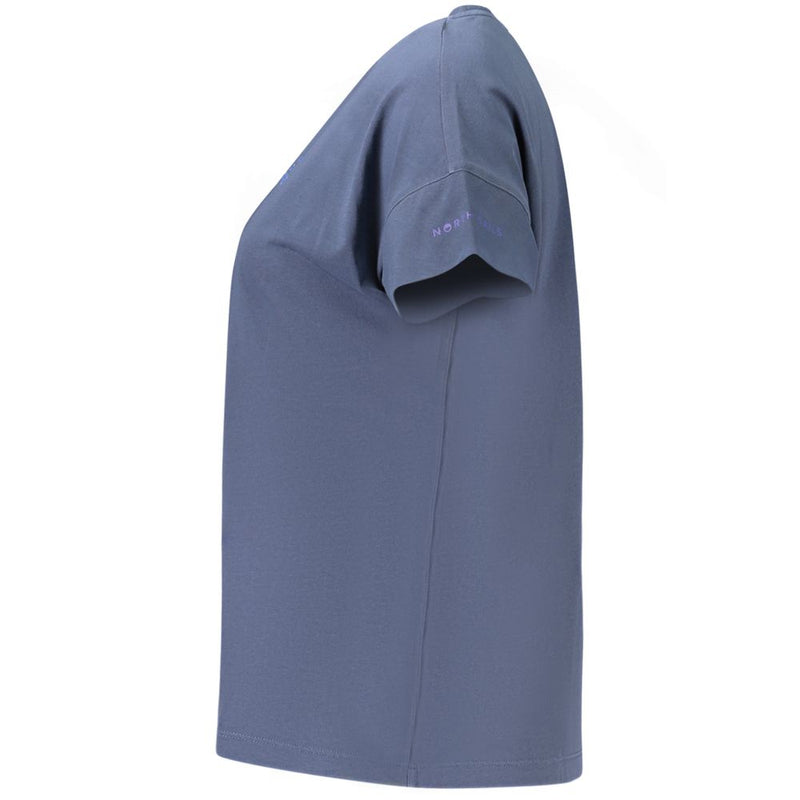 North Sails T-Shirt Femme en Coton Bleu - Style Épuré