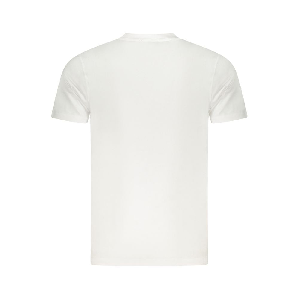 T-shirt homme en coton blanc Cavalli Class
