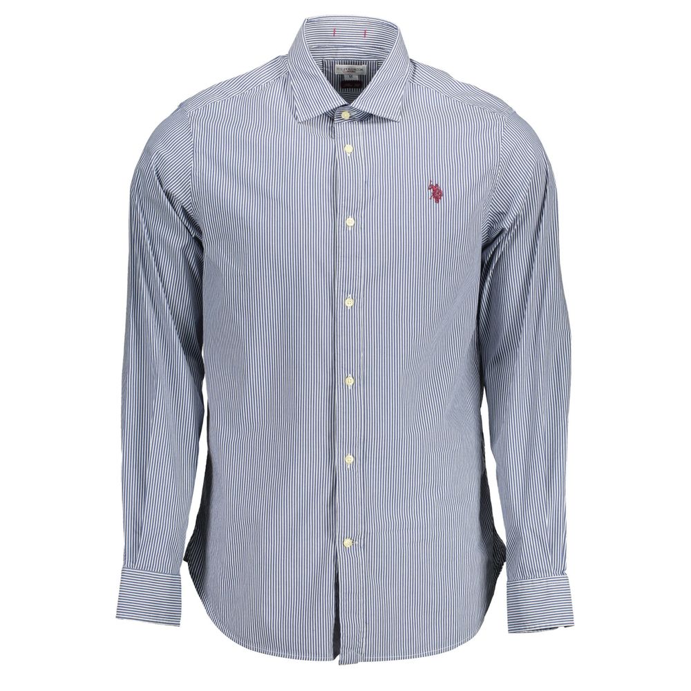 Chemise homme en coton bleu US POLO ASSN.