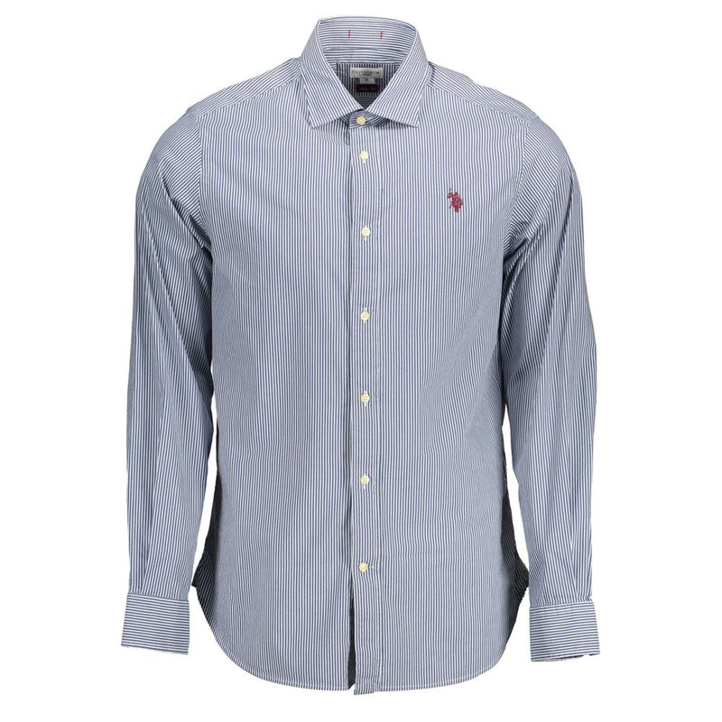 Chemise homme en coton bleu US POLO ASSN.