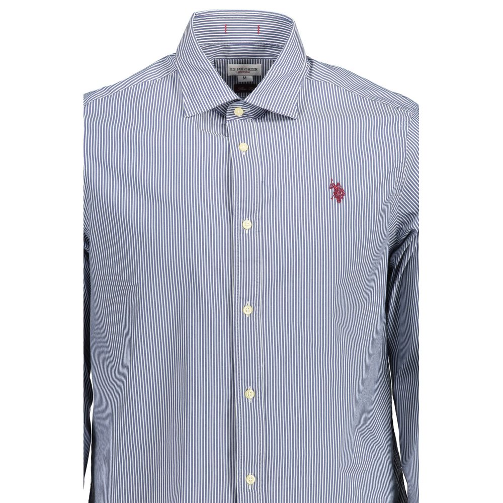 Chemise homme en coton bleu US POLO ASSN.