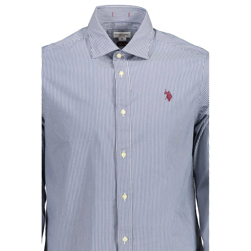Chemise homme en coton bleu US POLO ASSN.
