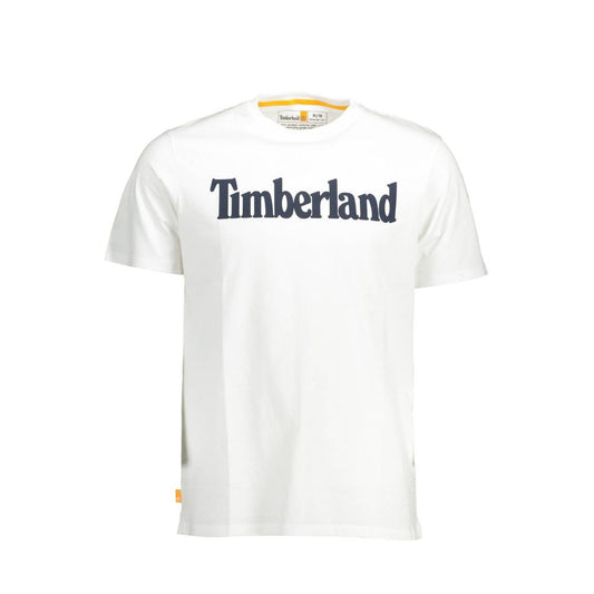 T-shirt en coton blanc pour homme Timberland