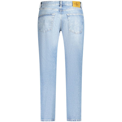 Calvin Klein blauwe katoenen heren jeans