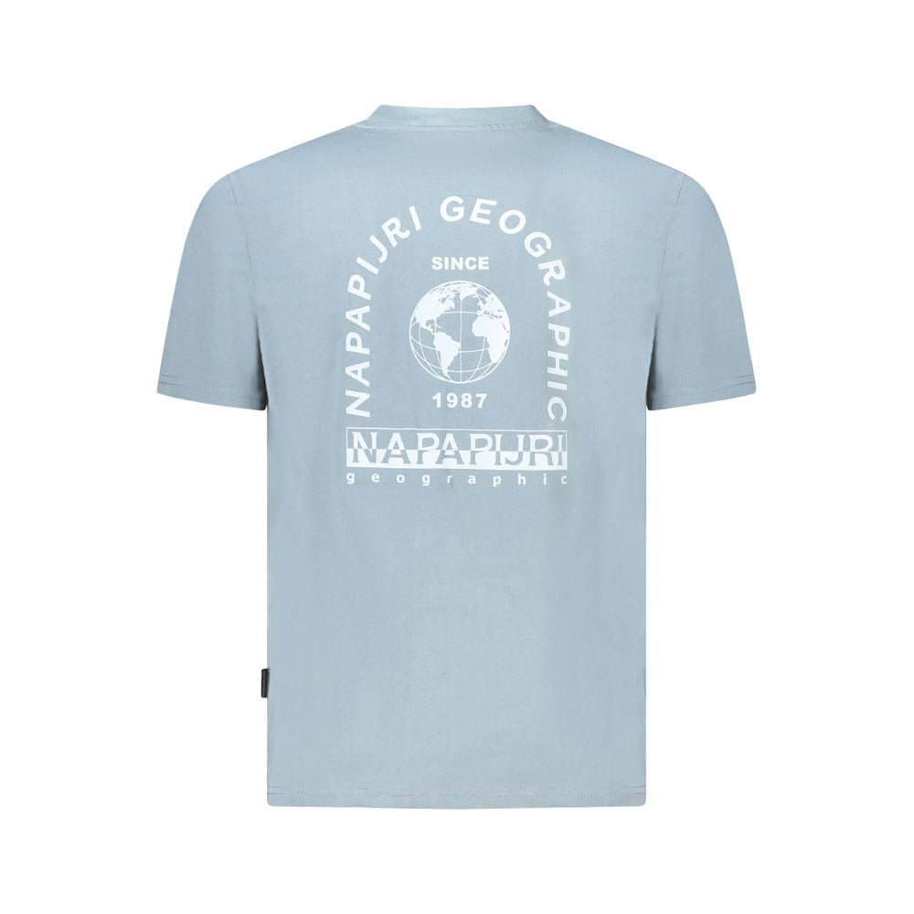 T-shirt Napapijri en coton brun pour homme