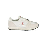Calvin Klein White Leather Men Sneaker - Urban Style and Comfort