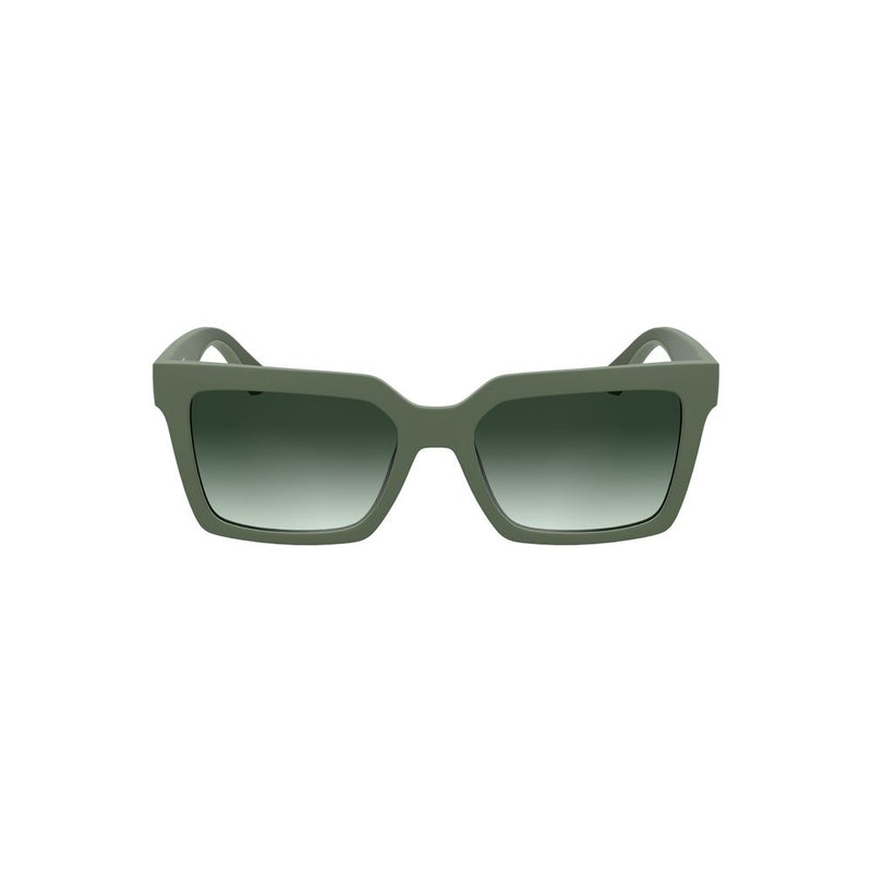 Lunettes de soleil femmes Calvin Klein en tissu bio-based vert