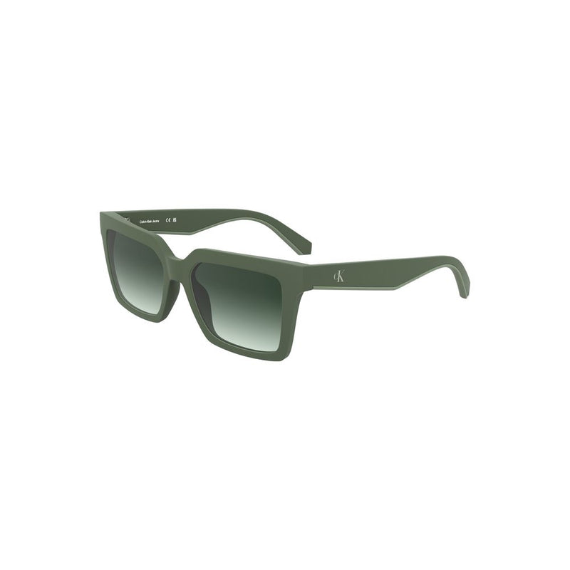 Lunettes de soleil femmes Calvin Klein en tissu bio-based vert