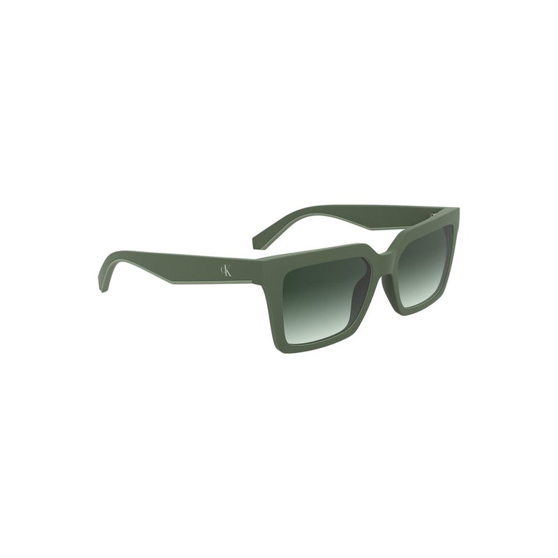 Lunettes de soleil femmes Calvin Klein en tissu bio-based vert