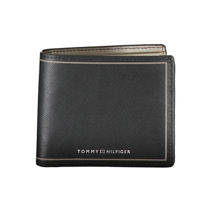Tommy Hilfiger zwarte leren portemonnee