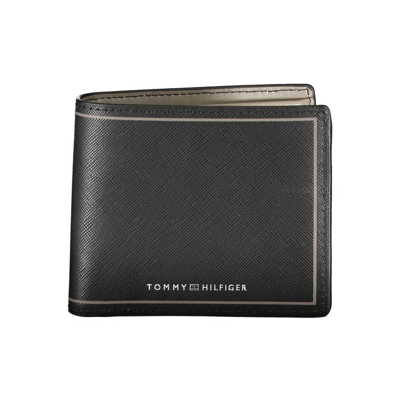 Tommy Hilfiger zwarte leren portemonnee