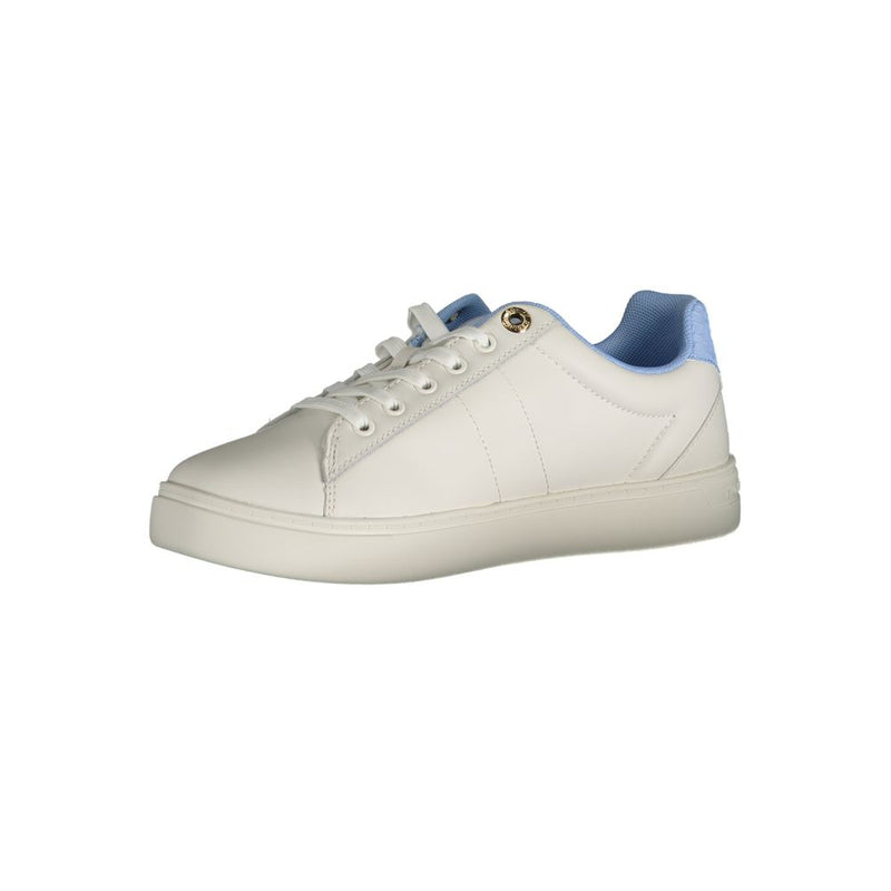 Tommy Hilfiger Light Blue Leather Women Sneakers - Stylish & Comfortable