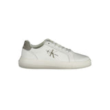Calvin Klein White Leather Men Sneaker - Sustainable Style