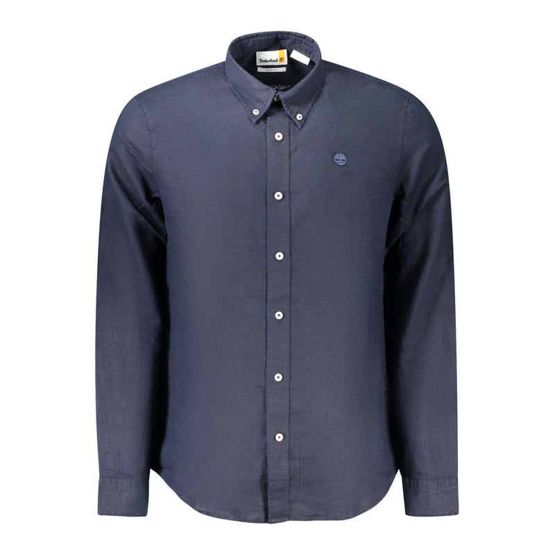 Chemise en coton bleu Timberland