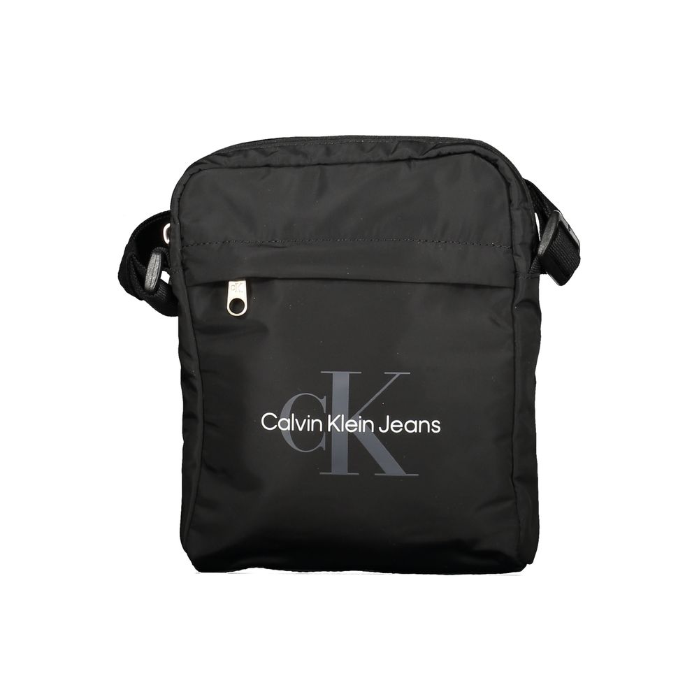 Calvin Klein Zwarte Polyester Heren Schoudertas