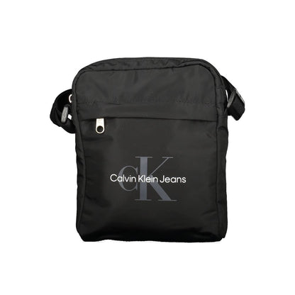 Calvin Klein Zwarte Polyester Heren Schoudertas