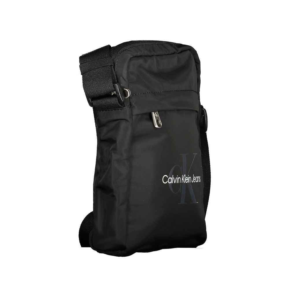 Calvin Klein Zwarte Polyester Heren Schoudertas