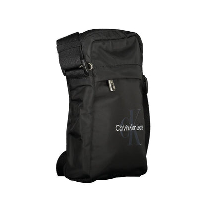 Calvin Klein Zwarte Polyester Heren Schoudertas