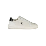Calvin Klein White Leather Men Sneaker - Stylish & Comfortable