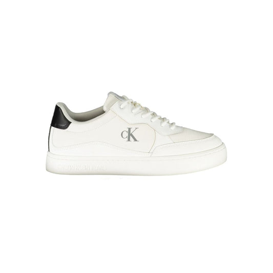Sneaker homme en polyester blanc Calvin Klein