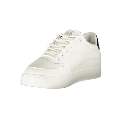 Sneaker homme en polyester blanc Calvin Klein