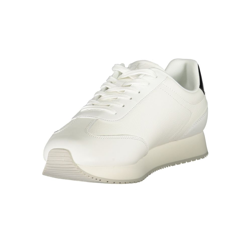 Calvin Klein White Leather Men Sneaker