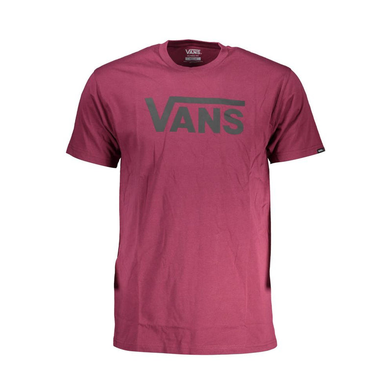 Vans T-shirt voor heren van katoen in de kleur paars