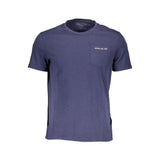 T-shirt homme en coton bleu Guess Jeans