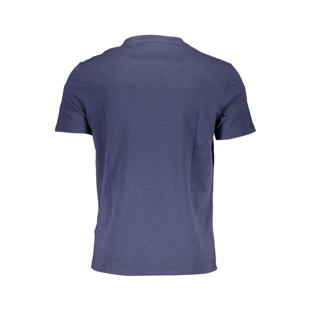 T-shirt homme en coton bleu Guess Jeans