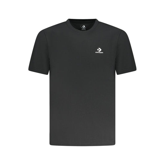 T-shirt homme en coton noir Converse