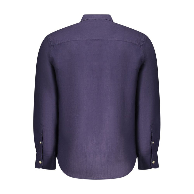 North Sails Blauw Linnen Herenshirt
