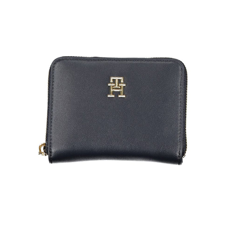 Tommy Hilfiger Blue Polyester Wallet - Élégance et Fonctionnalité